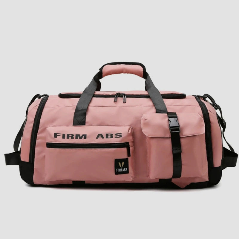 Grand sac de sport rose