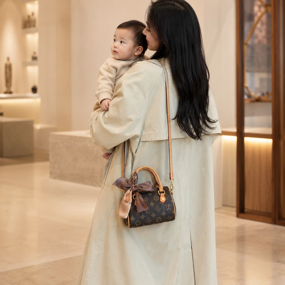 Sac a langer marron bébé