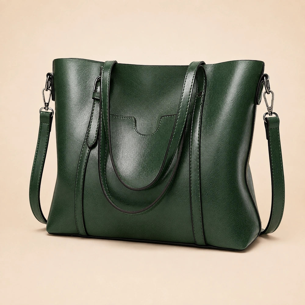 Sac cabas cuir vert modèles
