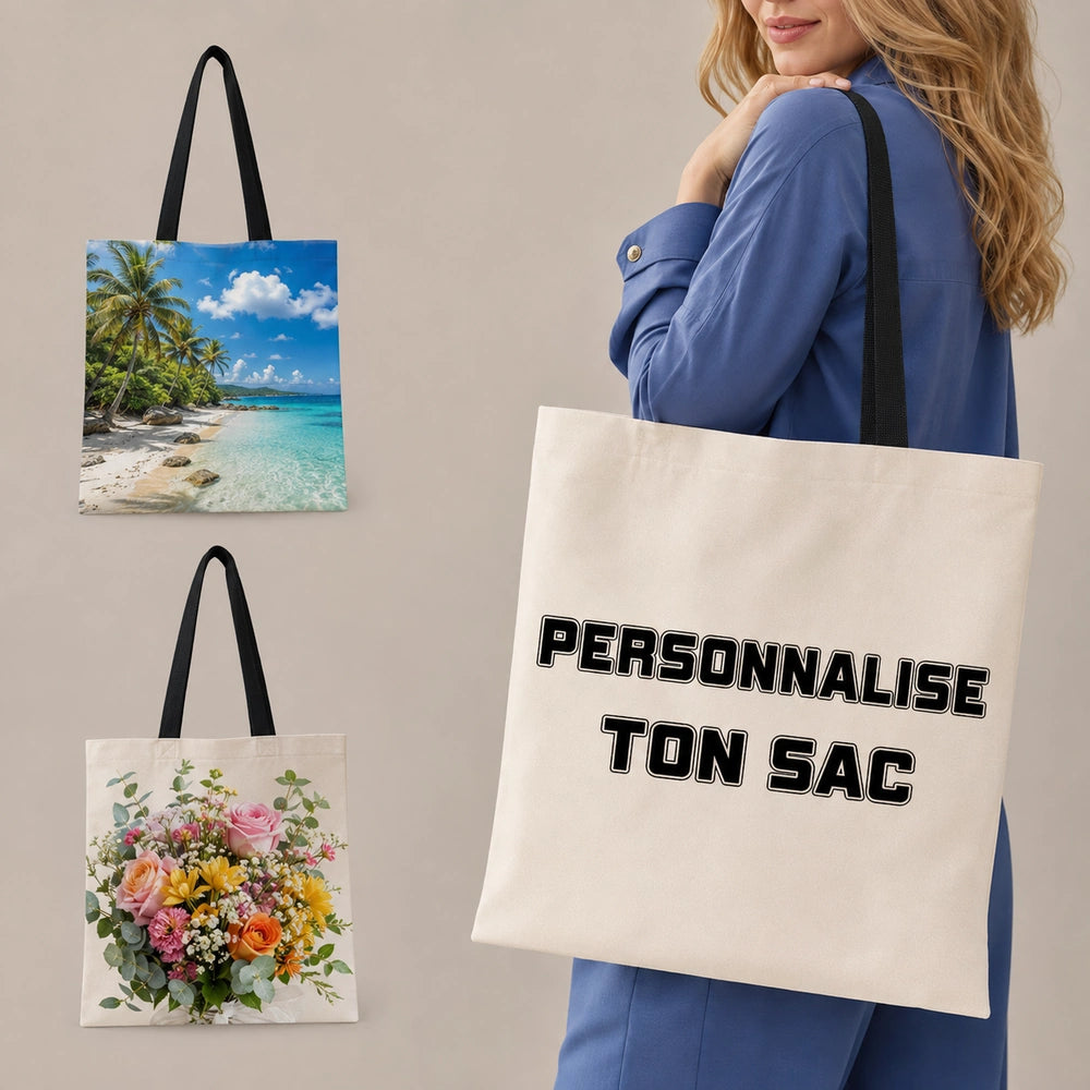 Tote bag personnalisé photo