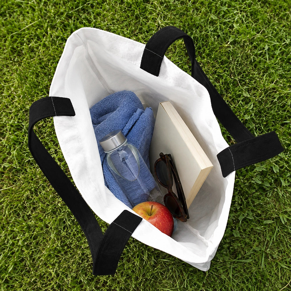 Tote bag personnalisé photo sur herbe