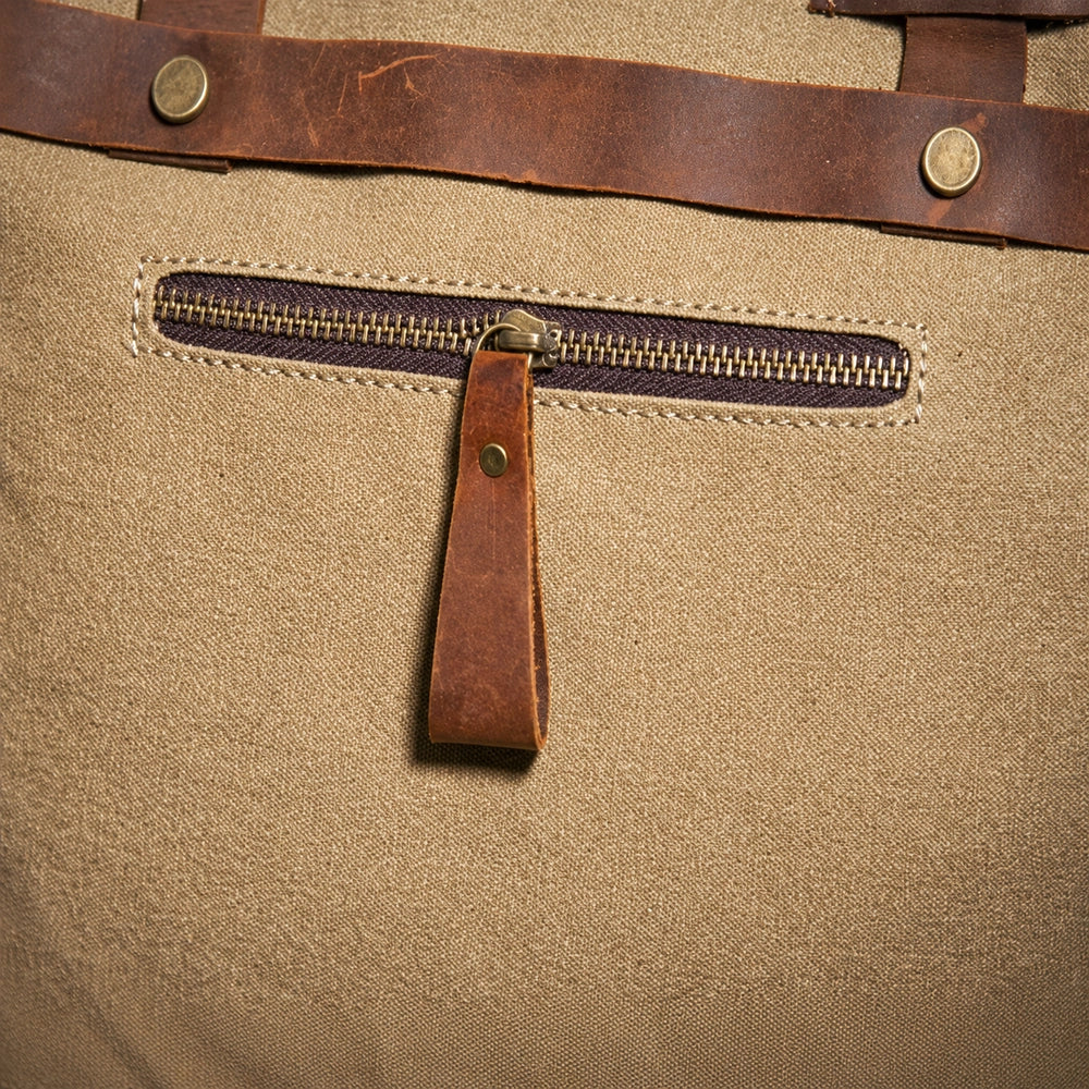 Sac en toile homme fermeture