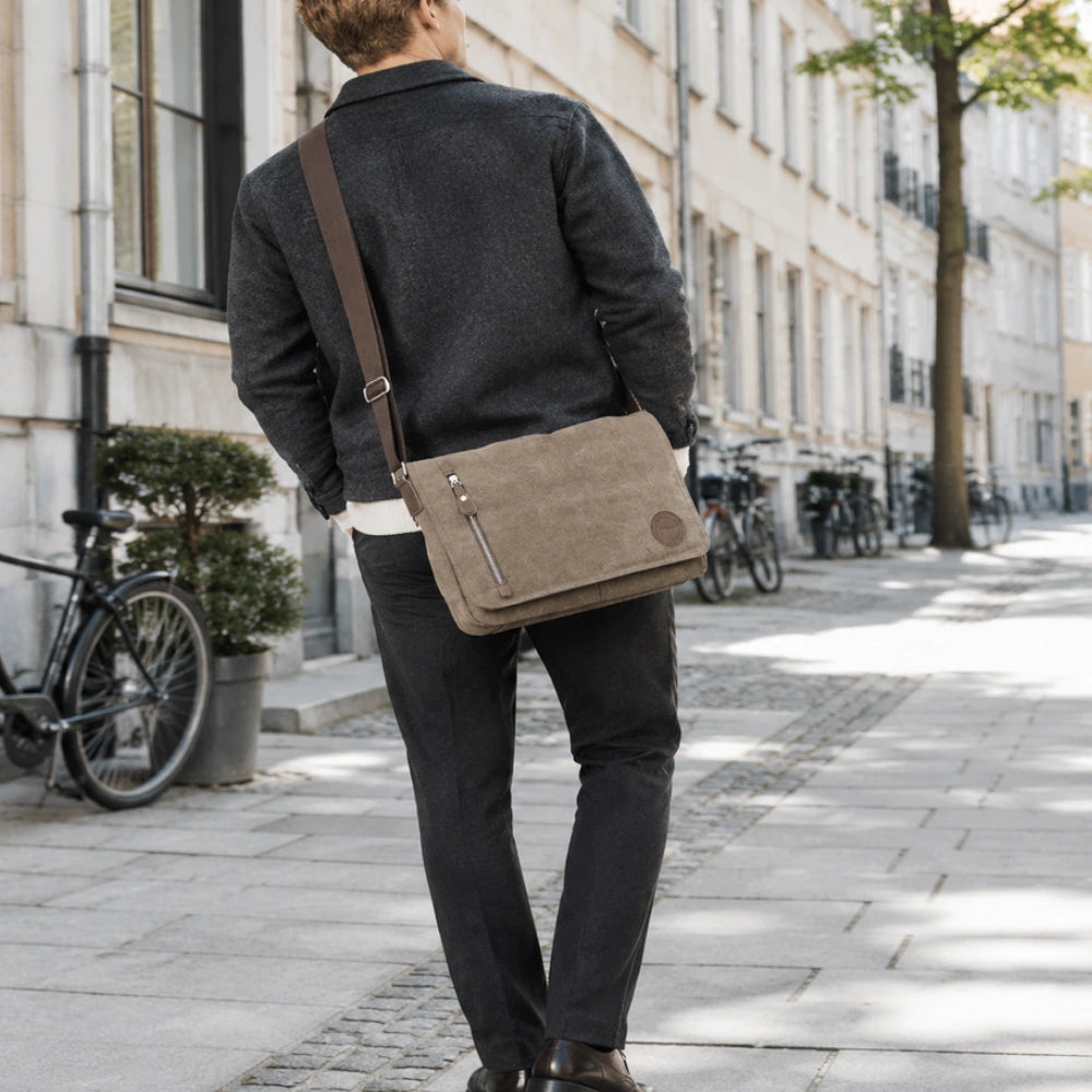 Tote bag bandoulière homme ville