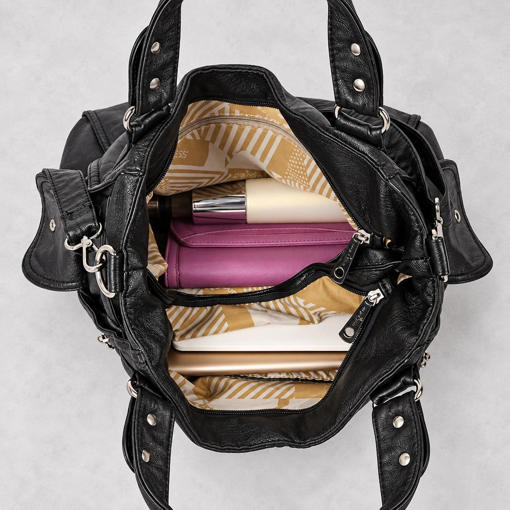 Grand sac à main avec bandoulière ouverte
