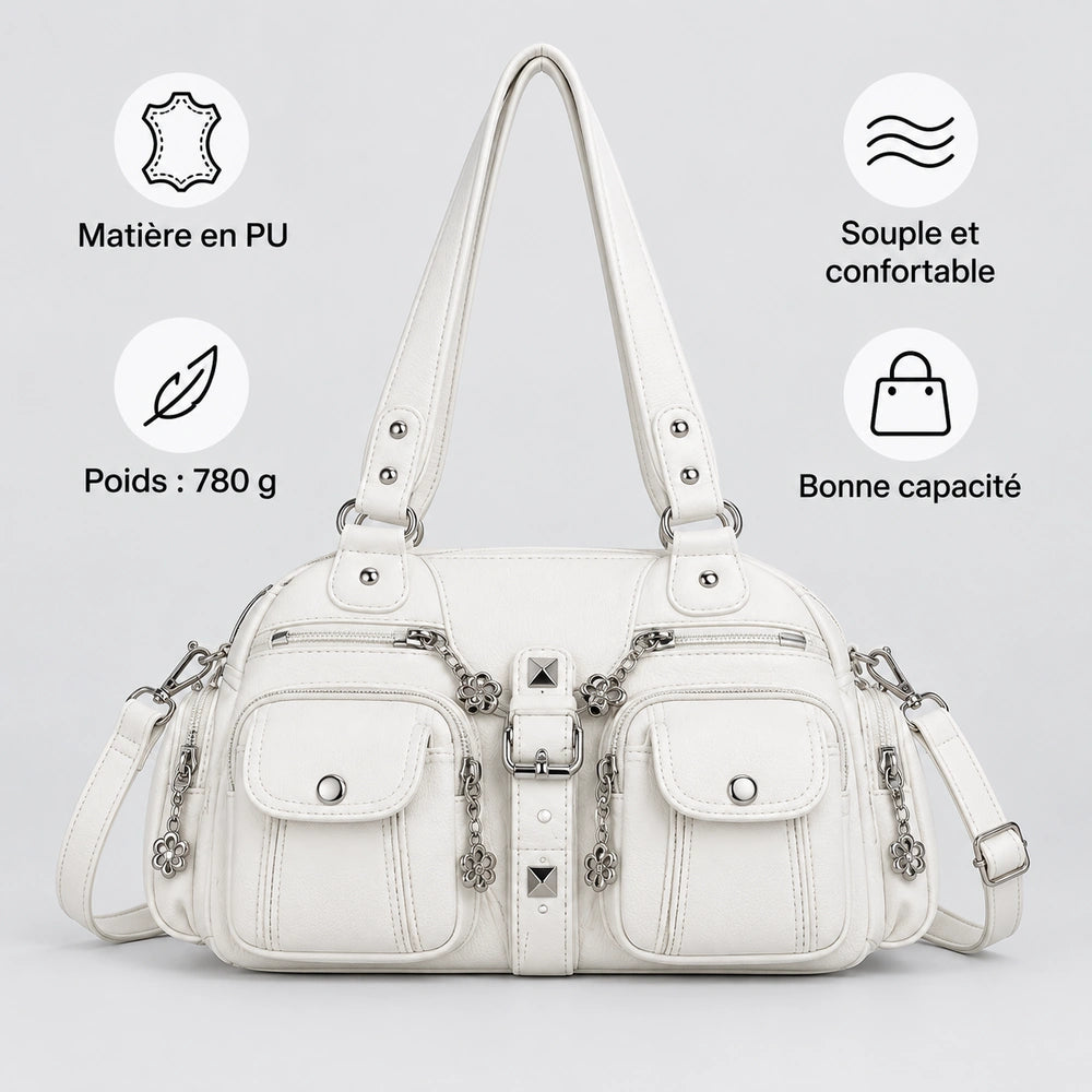 Grand sac à main vintage caractéristiques
