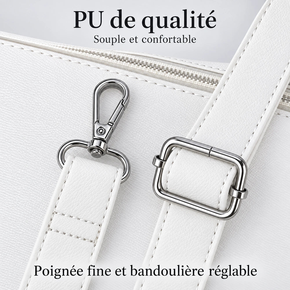 Grand sac à main vintage cuir