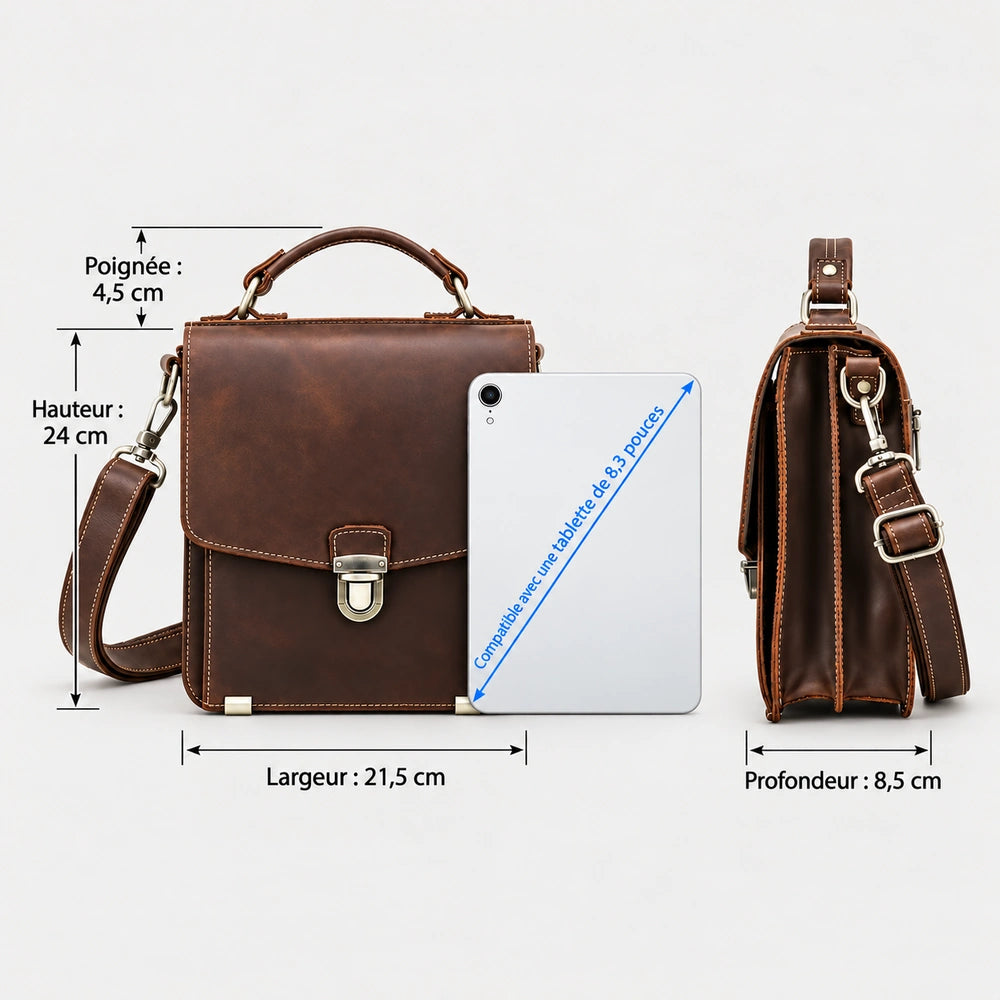 Petit sac à main homme dimensions