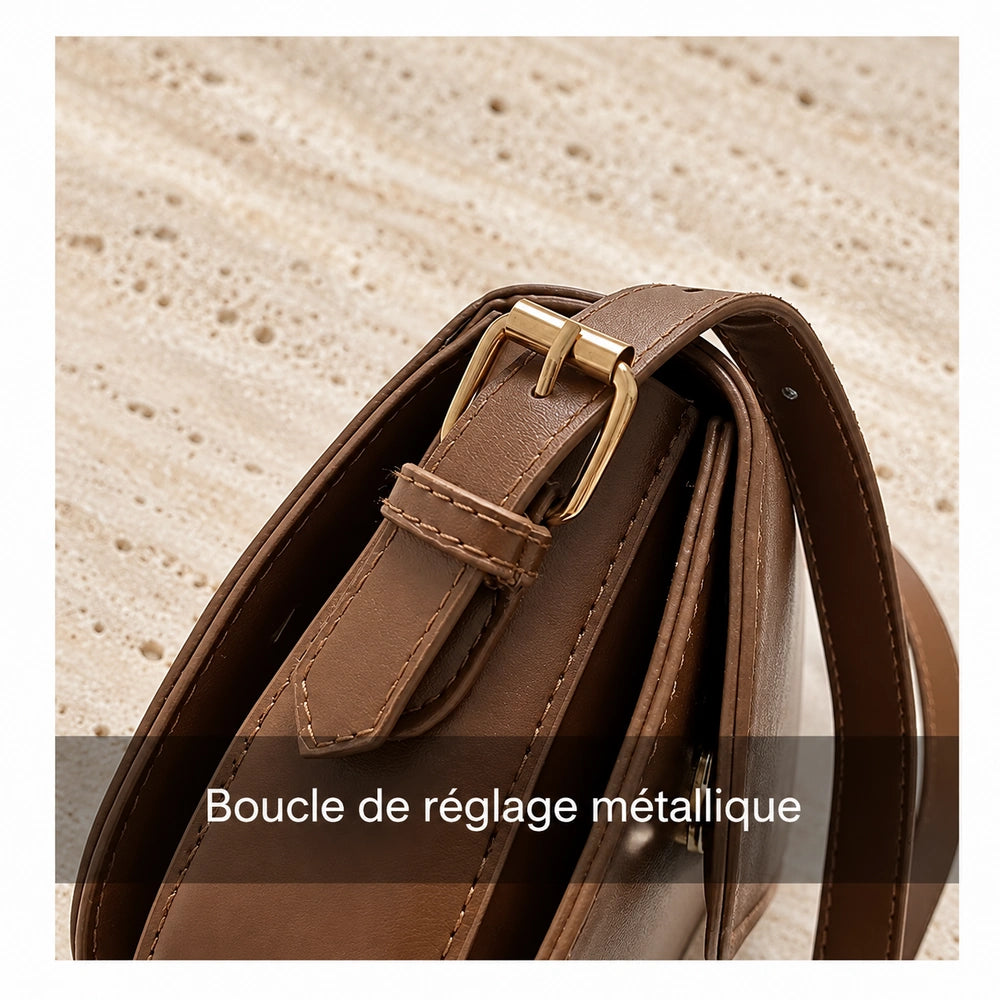 Boucle métallique réglable du sac à main beige