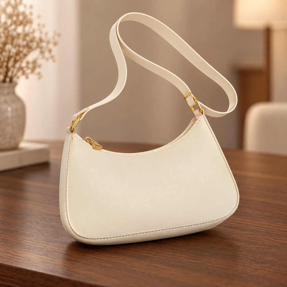 Petit sac à main blanc
