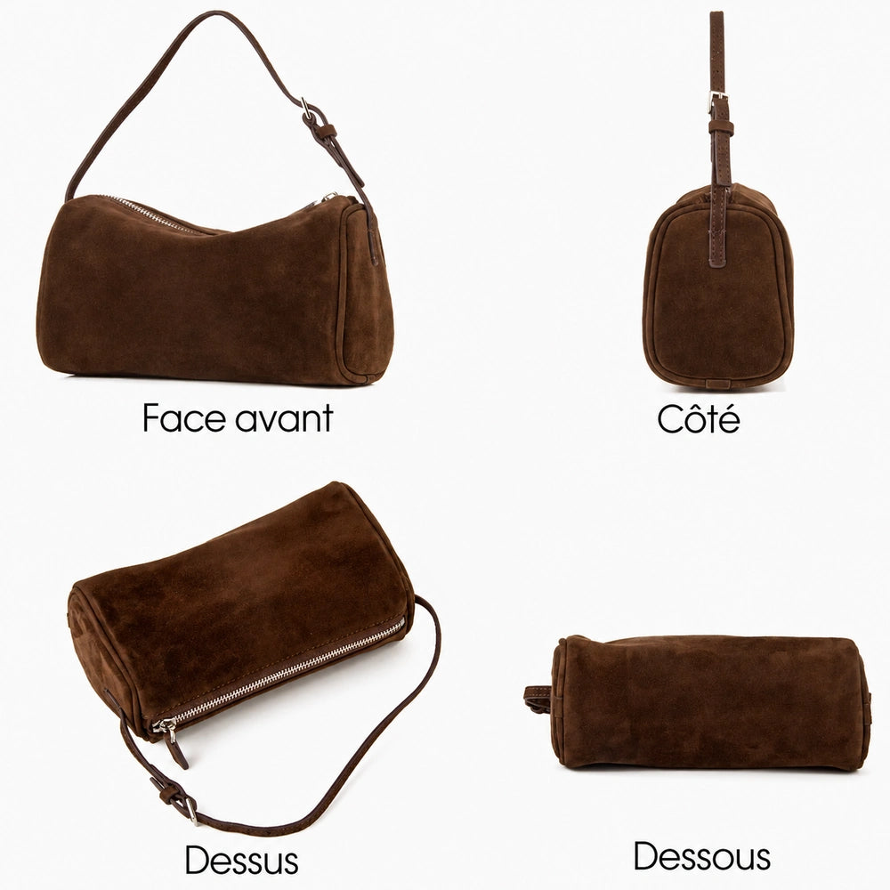 Petit sac à main cuir angles