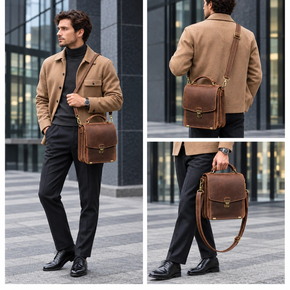 Petit sac à main homme citadin