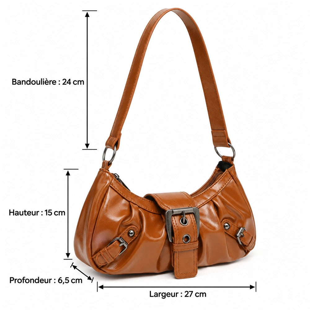 Petit sac à main marron dimensions