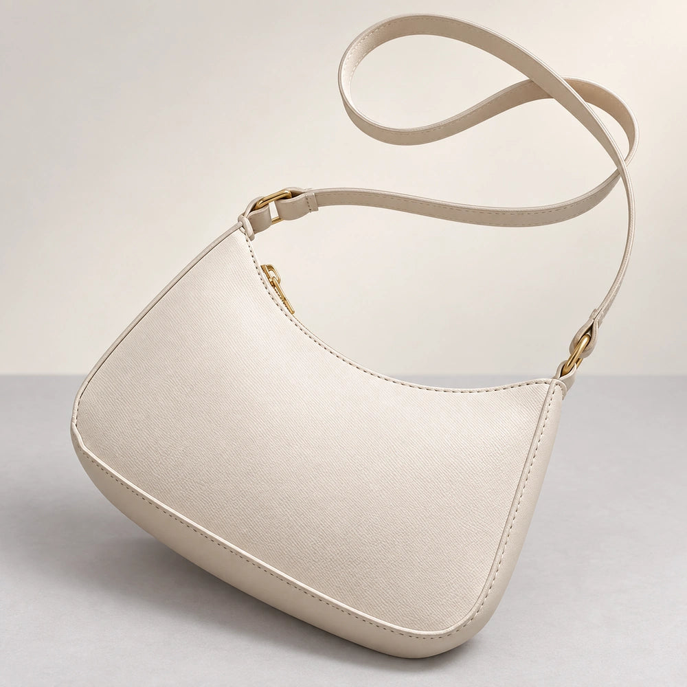 Petit sac porté épaule blanc