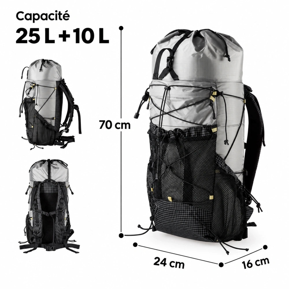 Sac à dos randonnée femme 25 litres dimensions