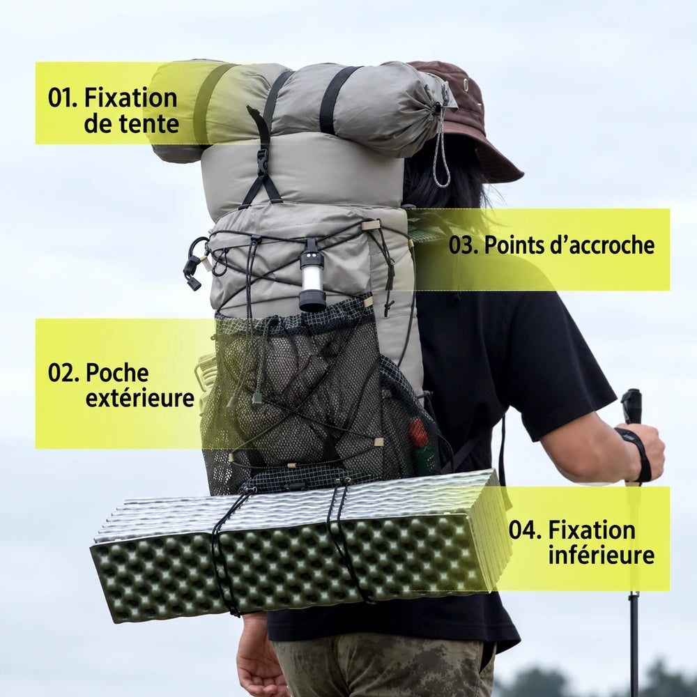 Sac à dos randonnée femme 25 litres caractéristiques