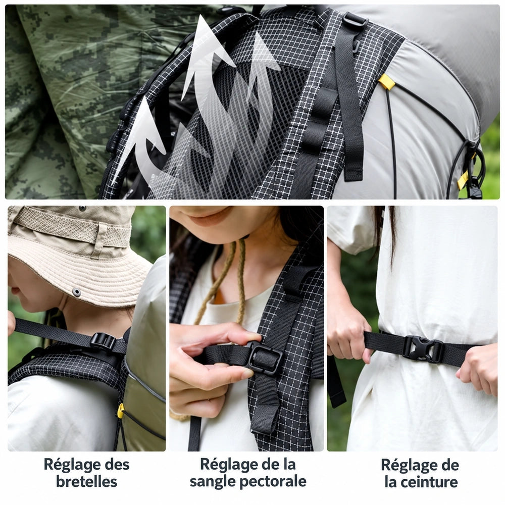 Sac à dos randonnée femme 25 litres ceinture