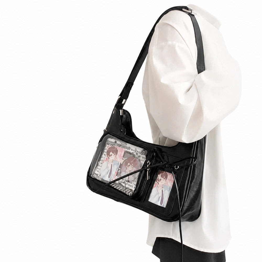 Sac à main ado fille tendance noir