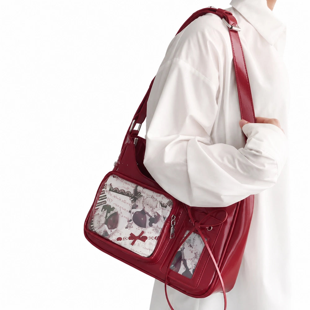 Sac à main ado fille tendance rouge
