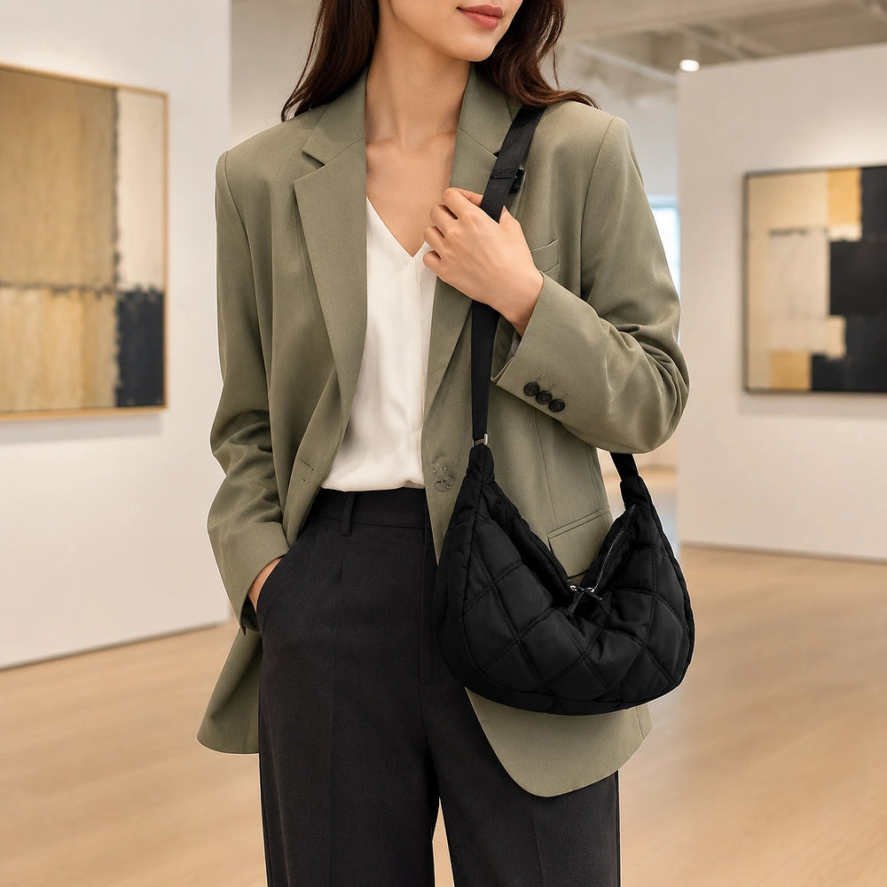 Sac à main bandoulière matelassé femme