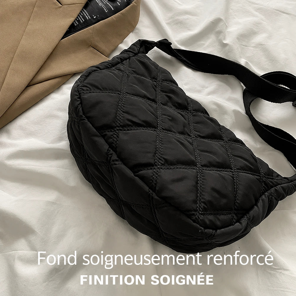 Sac à main bandoulière matelassé finition