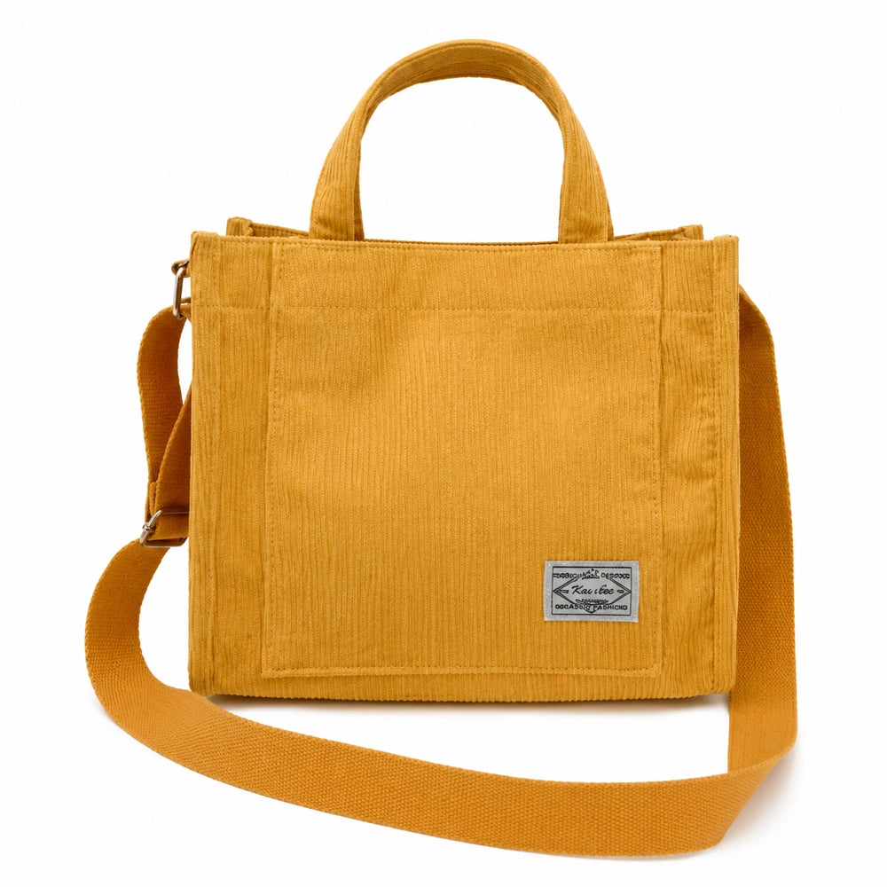 Sac à main bandoulière velours jaune