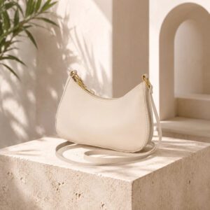 Sac à main beige bandoulière