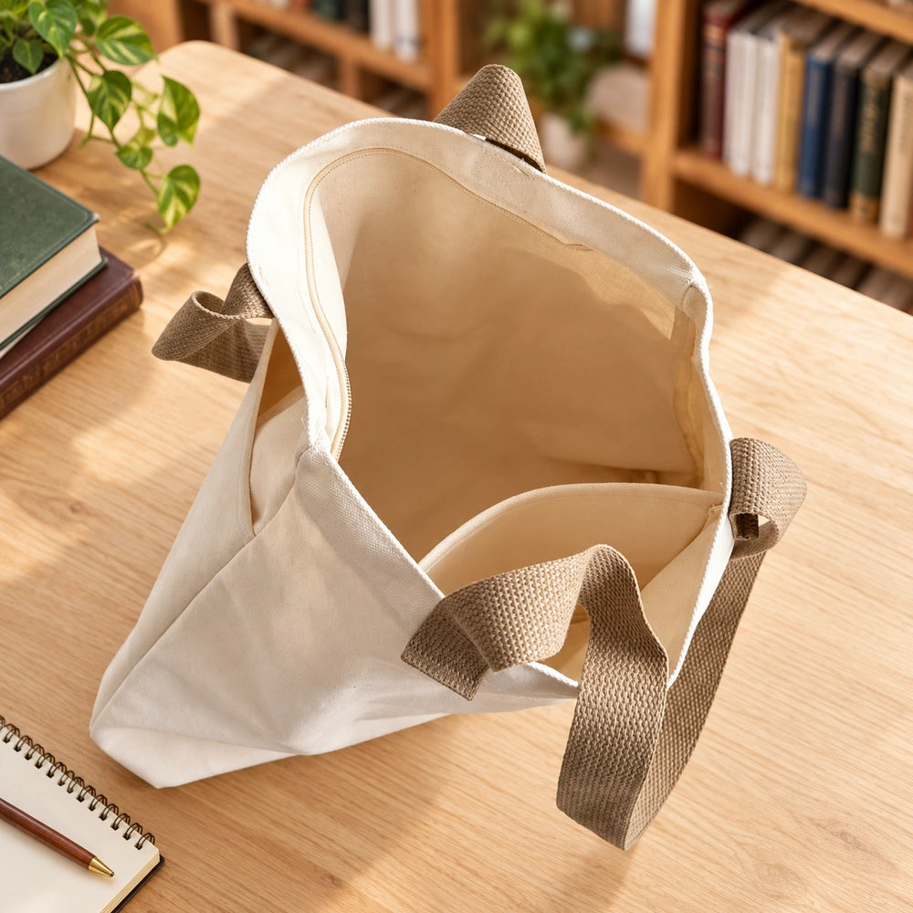 Sac à main blanc pour les cours ouverture