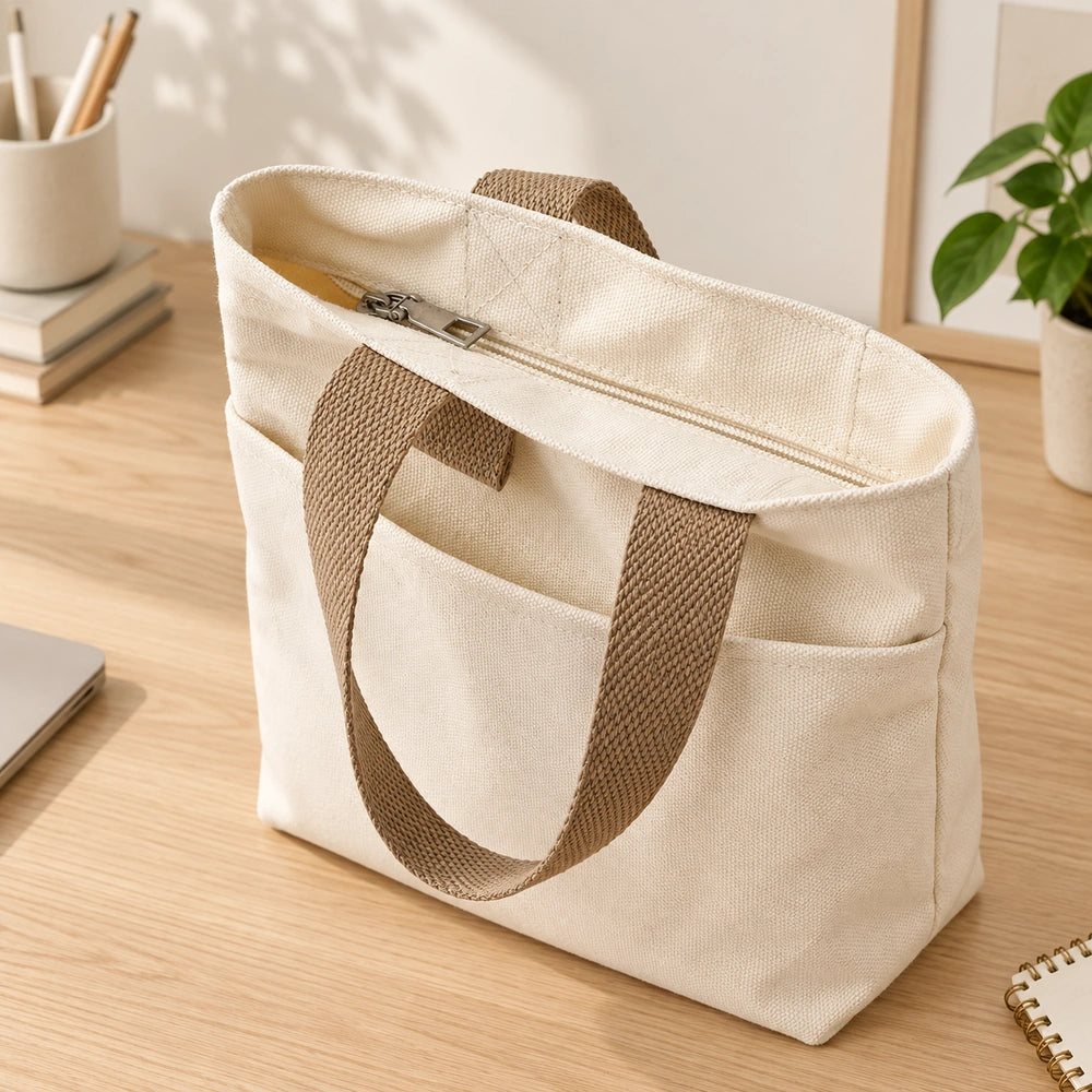 Sac à main blanc pour les cours zip