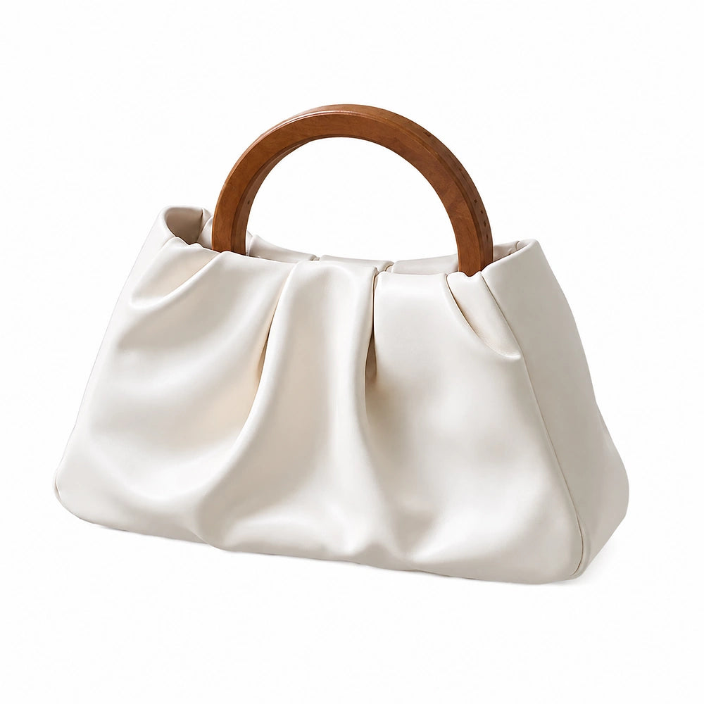 Sac à main blanc tendance crème
