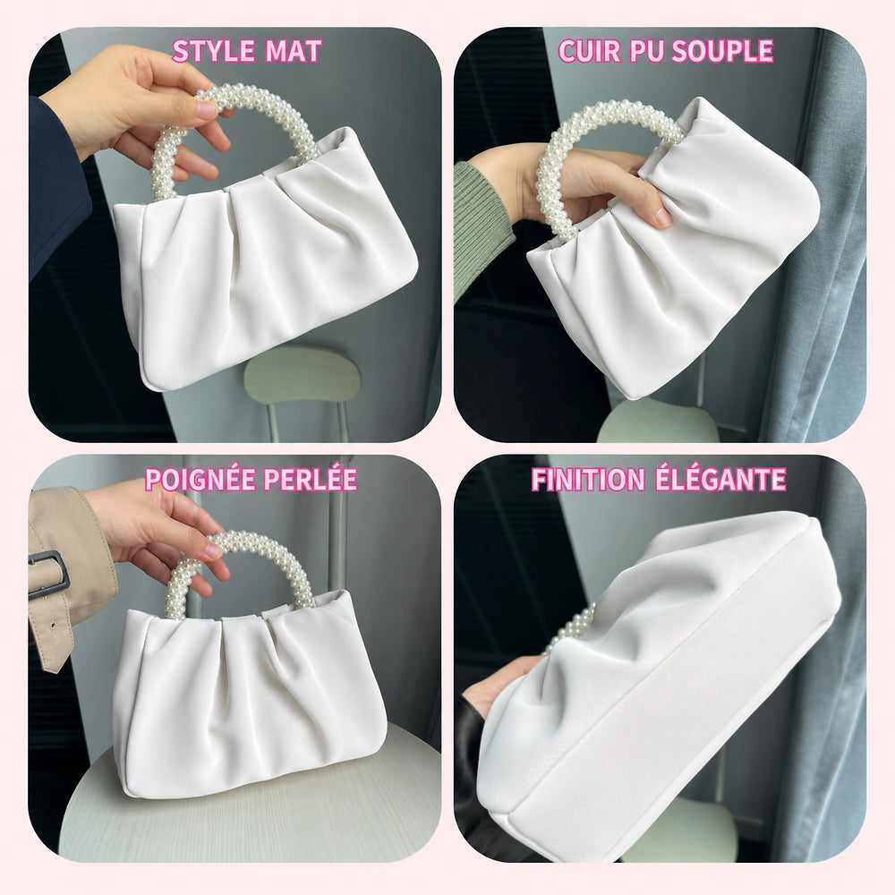 Sac à main blanc tendance caractéristique
