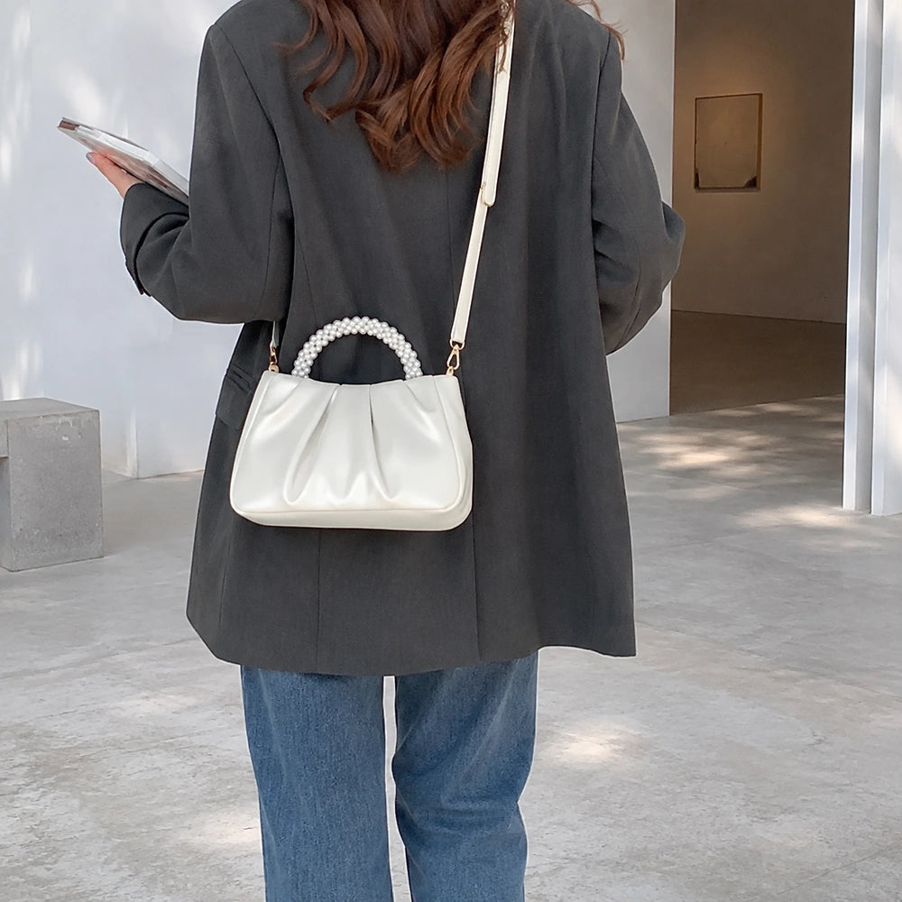 Sac à main blanc tendance citadine