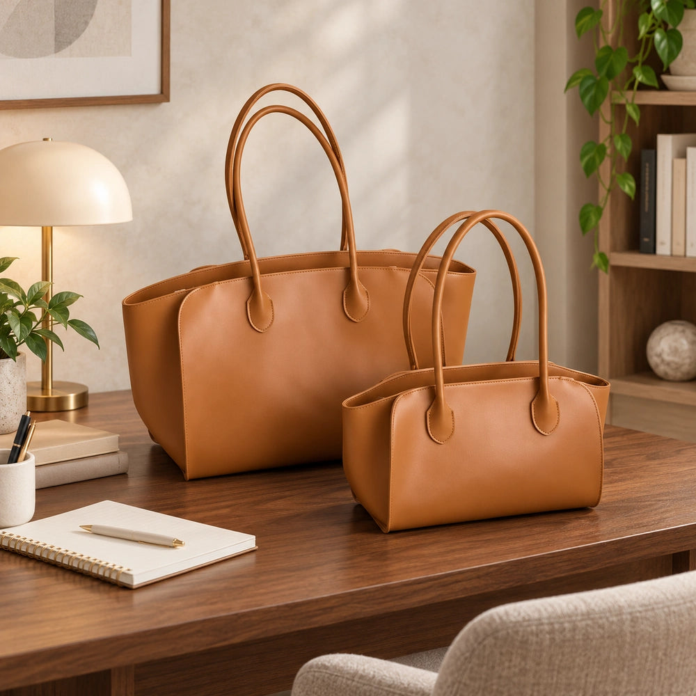 Sac à main cuir pour les cours marron