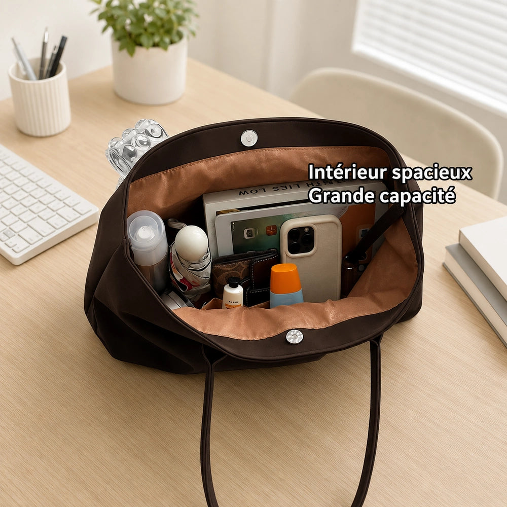 Sac à main daim bandoulière intérieur