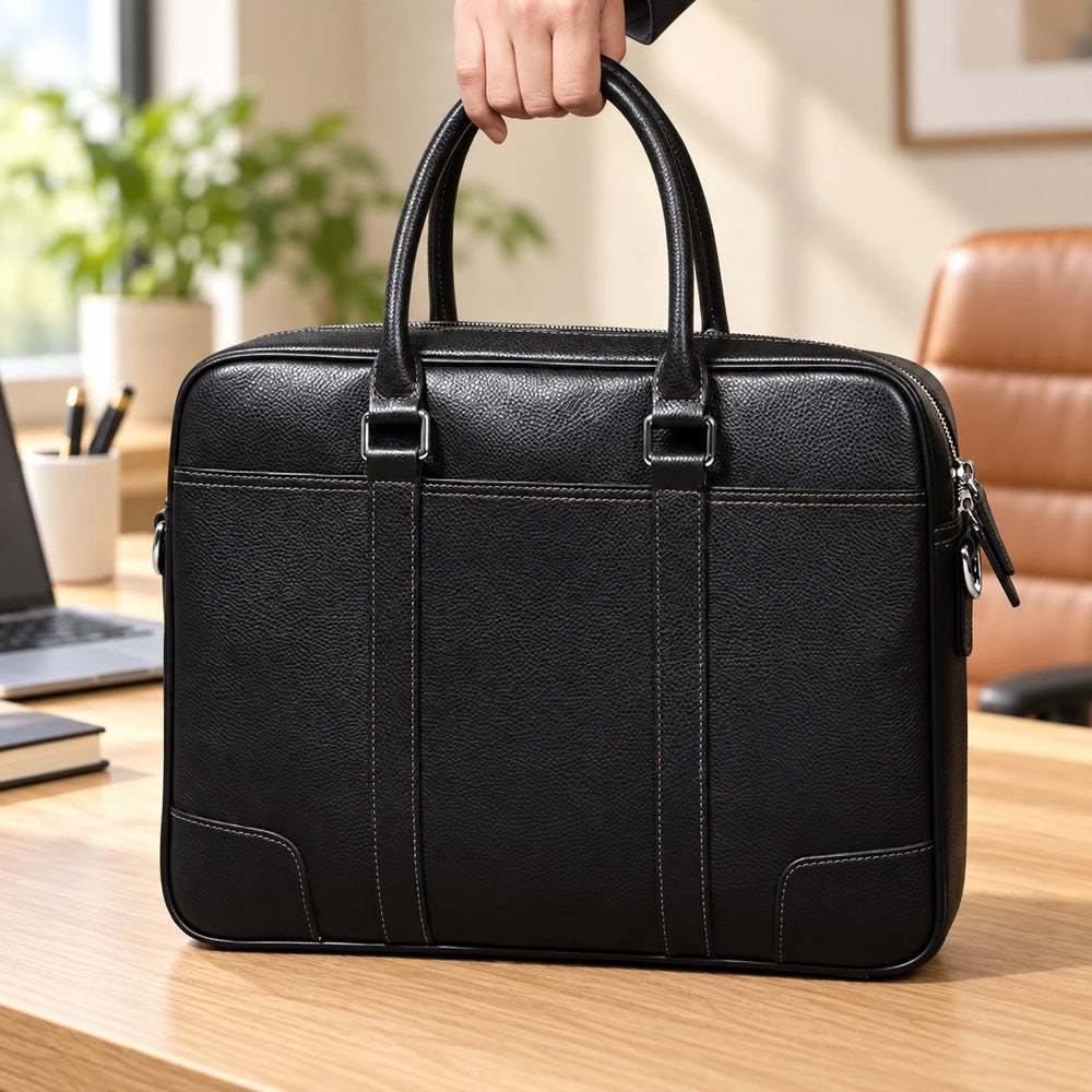 Sac à main homme travail manche
