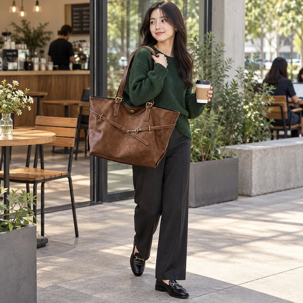 Sac à main marron pour les cours asiatique