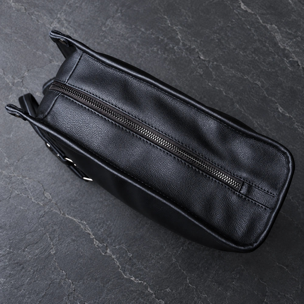 sac à main noir homme fermeture