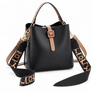 Sac à main seau noir