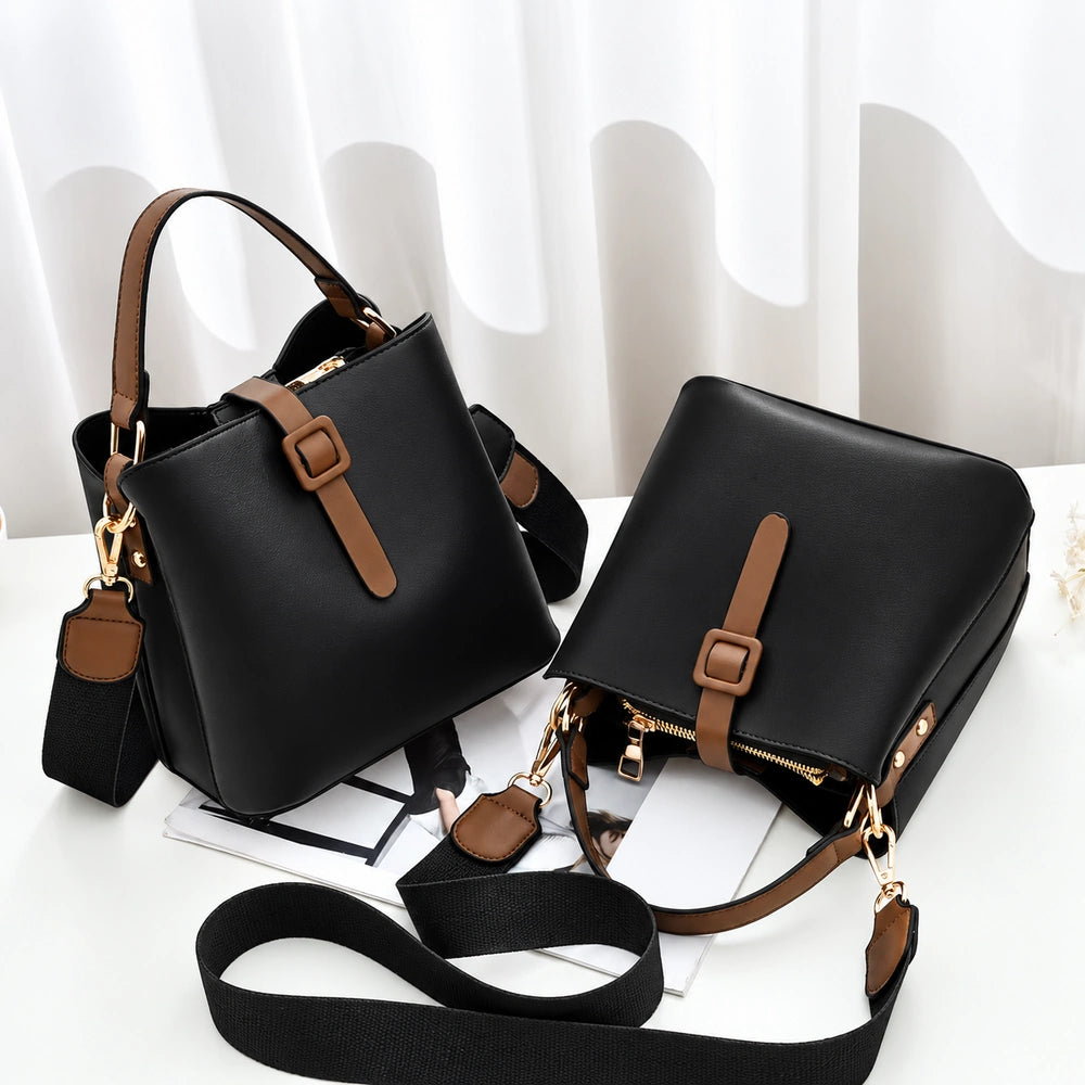 Sac à main seau noir modèle