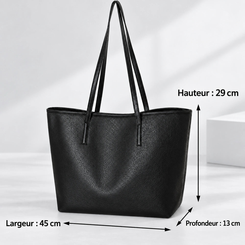 Sac cabas porté épaule dimensions
