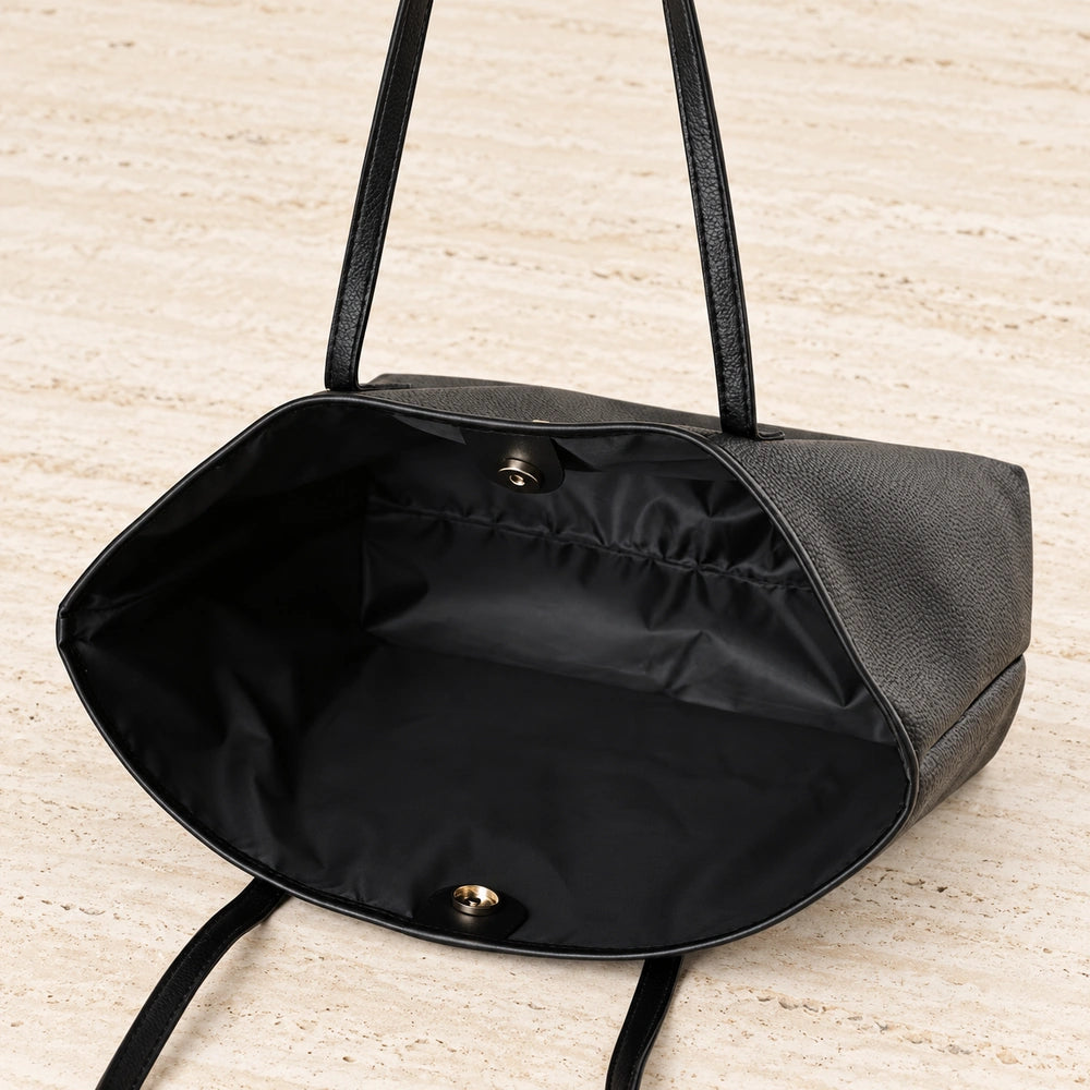 Sac cabas porté épaule ouverture