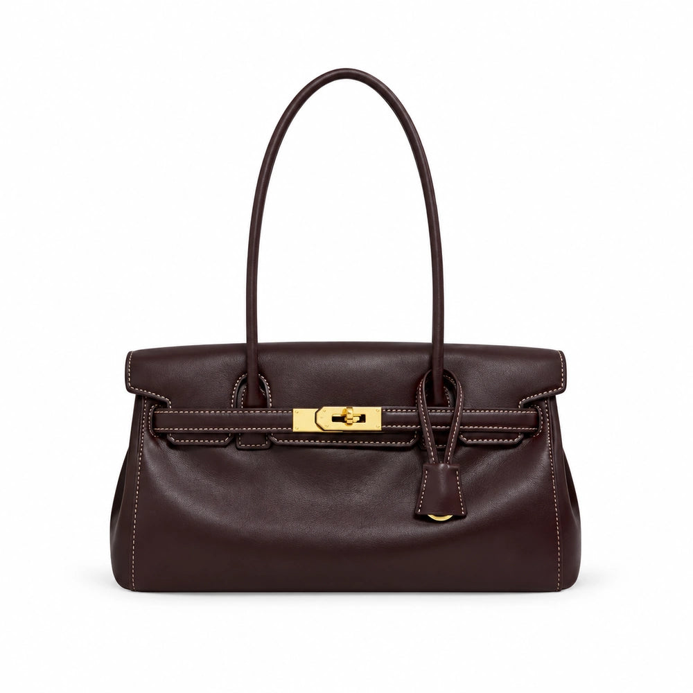 Sac de luxe classique café