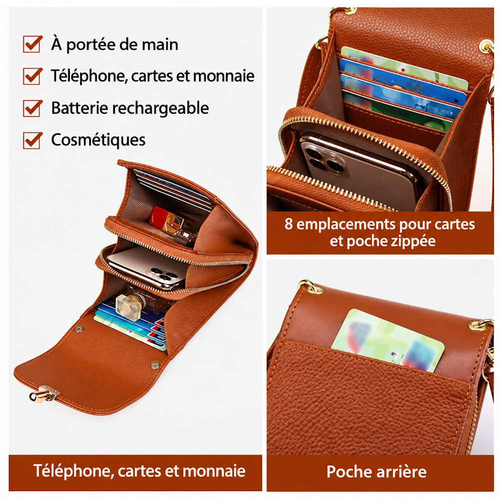 Sacoche téléphone femme caractéristiques