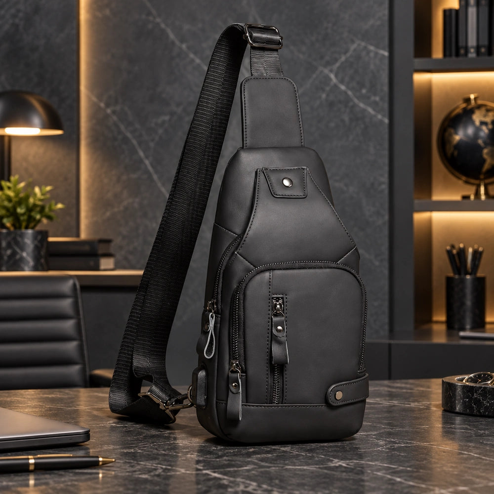 Sac porté épaule homme
