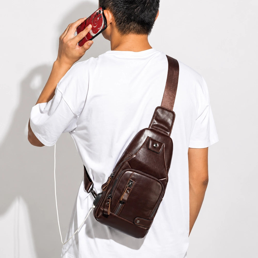 Sac porté épaule homme modèle