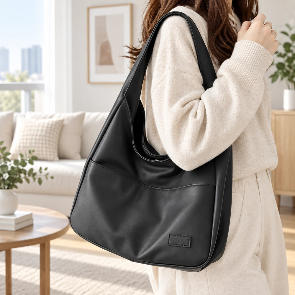 Sac porté épaule noir femme épaule