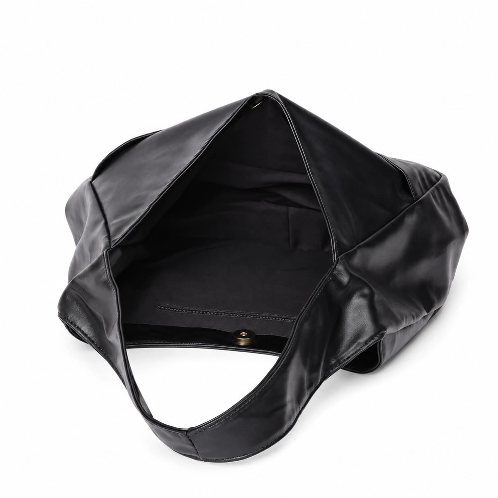 Sac porté épaule noir ouverture