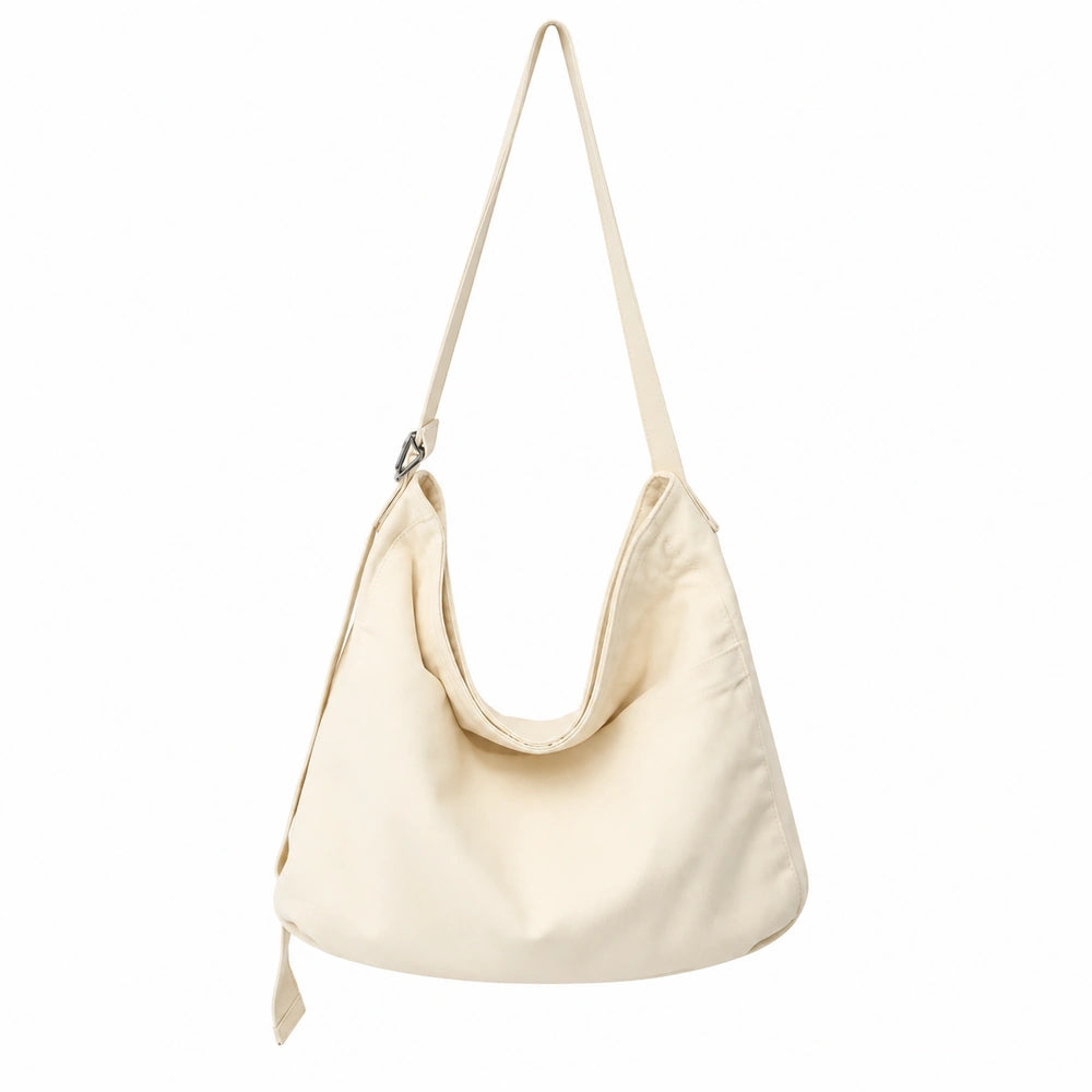 Sac porté épaule toile blanc