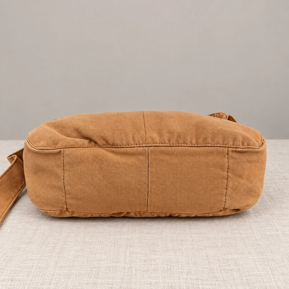 Sac porté épaule toile dessous