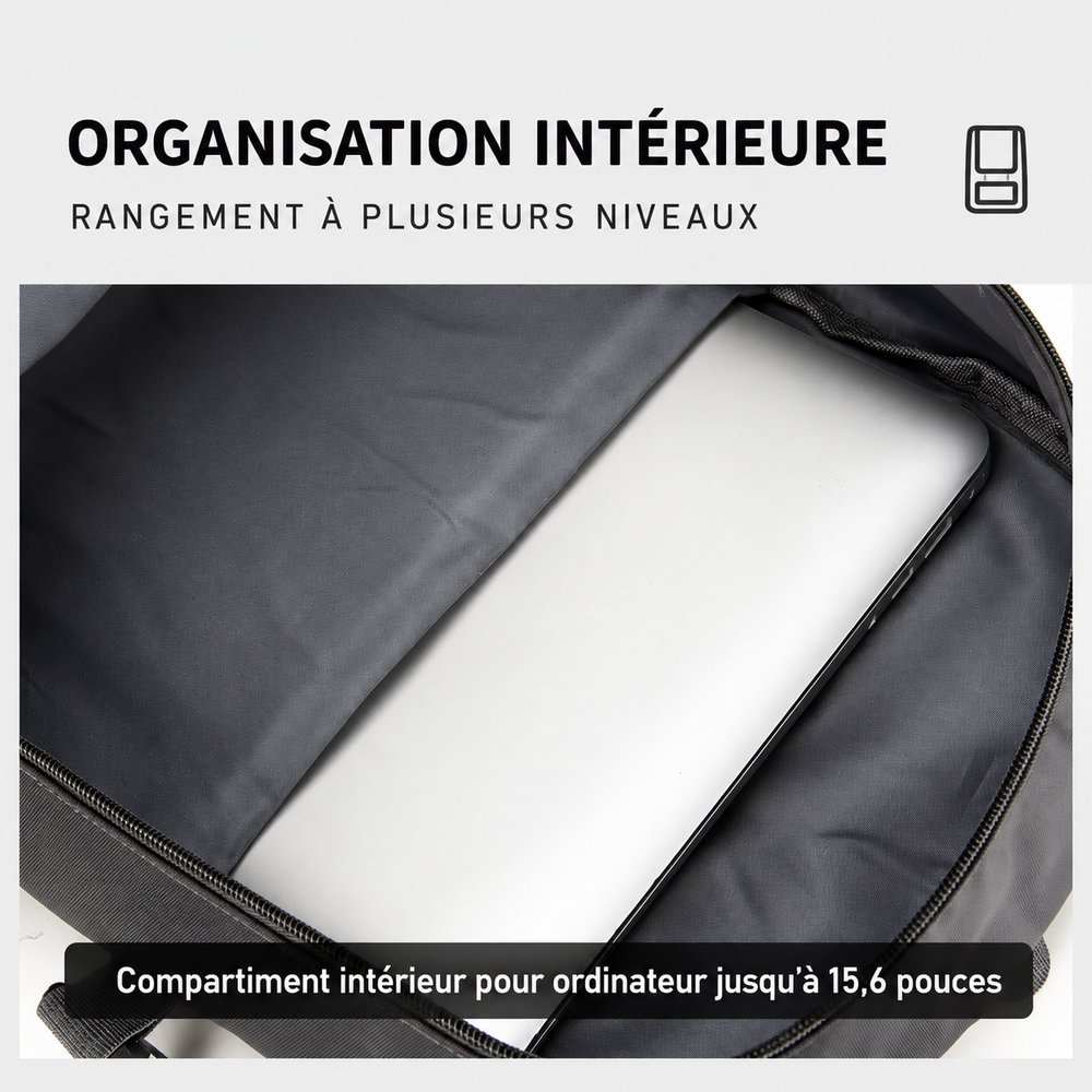 Sac de randonnée homme intérieur