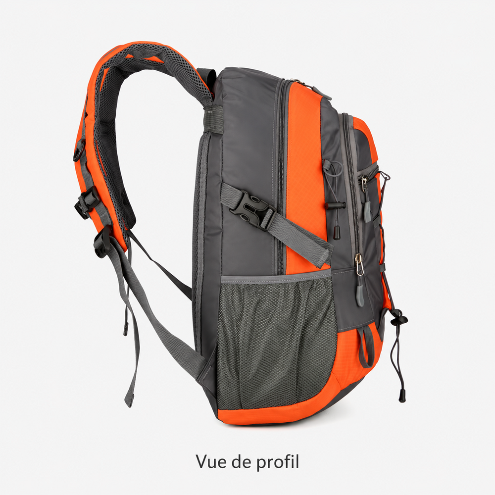 Sac de randonnée homme de profil